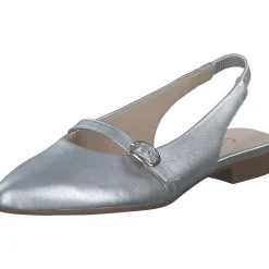 Gabor 61.530, Sling-Ballerinas, Damen, Silber