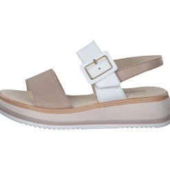 Gabor Comfort 42.744, Keilsandaletten, Damen, Beige