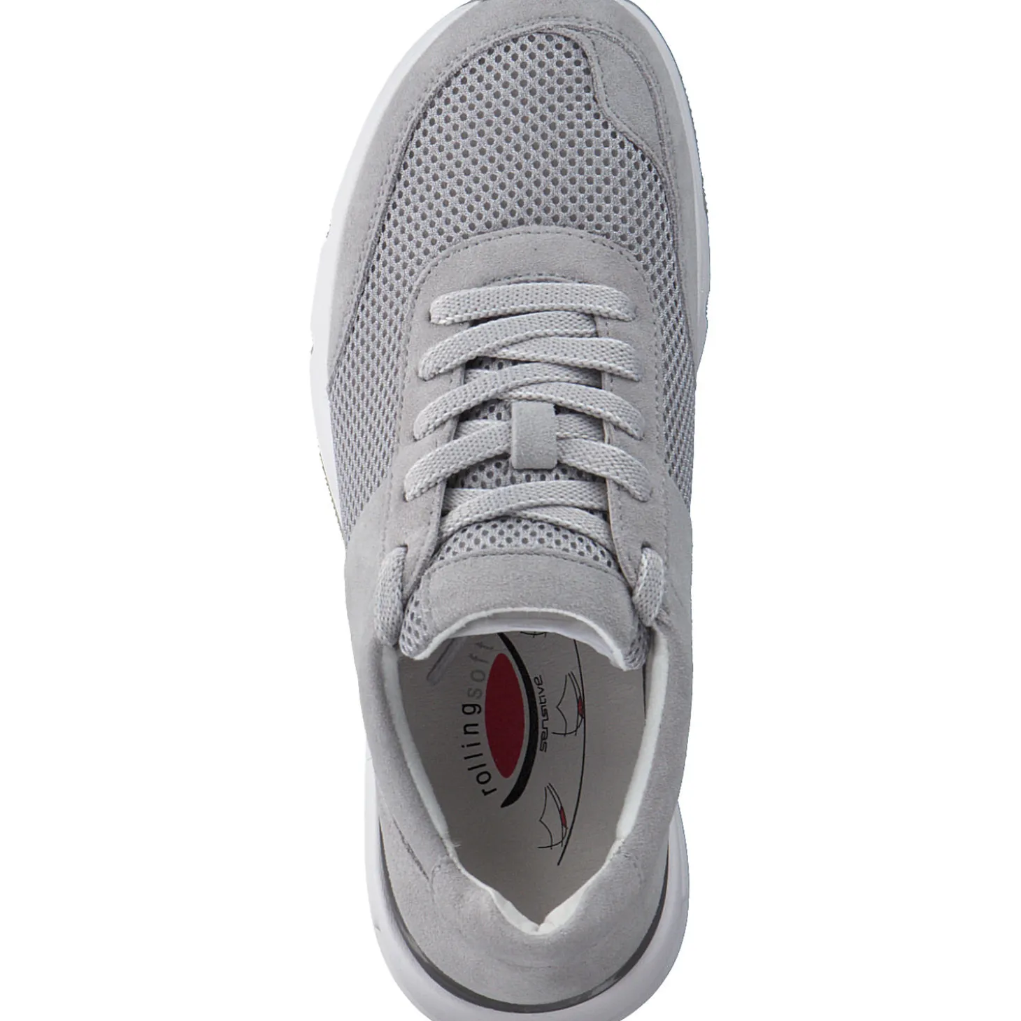 Gabor Rolling Soft 26.897, Sneakers Low, Damen, Grau