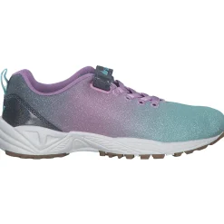 Geka Florina VS, Sportliche Slipper, Kinder, tuerkis/lila/grau