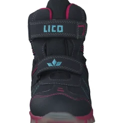 Geka Glitter V Blinky, Stiefel (Kinder), Kinder, marine/türkis/pink