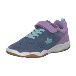 Geka Key VS W, Sportliche Slipper, Kinder, grau/lila/tuerkis