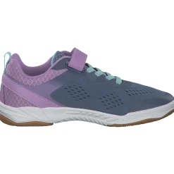 Geka Key VS W, Sportliche Slipper, Kinder, grau/lila/tuerkis
