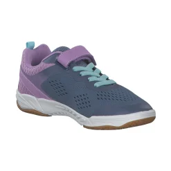 Geka Key VS W, Sportliche Slipper, Kinder, grau/lila/tuerkis