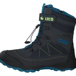 Geka Sundsvall, Winterstiefel, Kinder, marine/blau/lemon