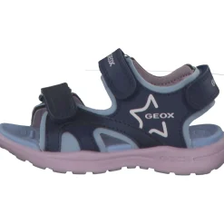 Geox J256AA, Sandalen (Kinder), Kinder, NAVY/PINK