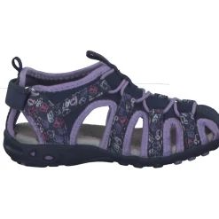 Geox J35GRA, Sandalen (Kinder), Kinder, NAVY/DK LILAC