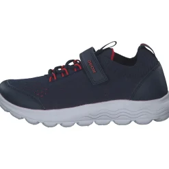 Geox J26H7C, Sneakers Low, Kinder, Navy/Red