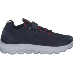 Geox J26H7C, Sneakers Low, Kinder, Navy/Red