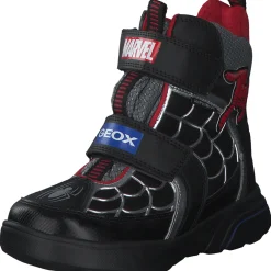 Geox J267UA, Stiefeletten (Kinder), Kinder, BLACK/RED