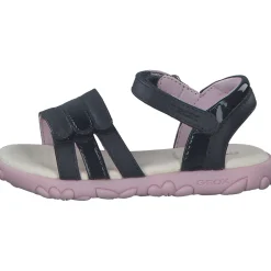 Geox J258ZA, Sandalen (Kinder), Kinder, Blau/Pink