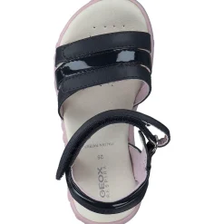 Geox J258ZA, Sandalen (Kinder), Kinder, Blau/Pink