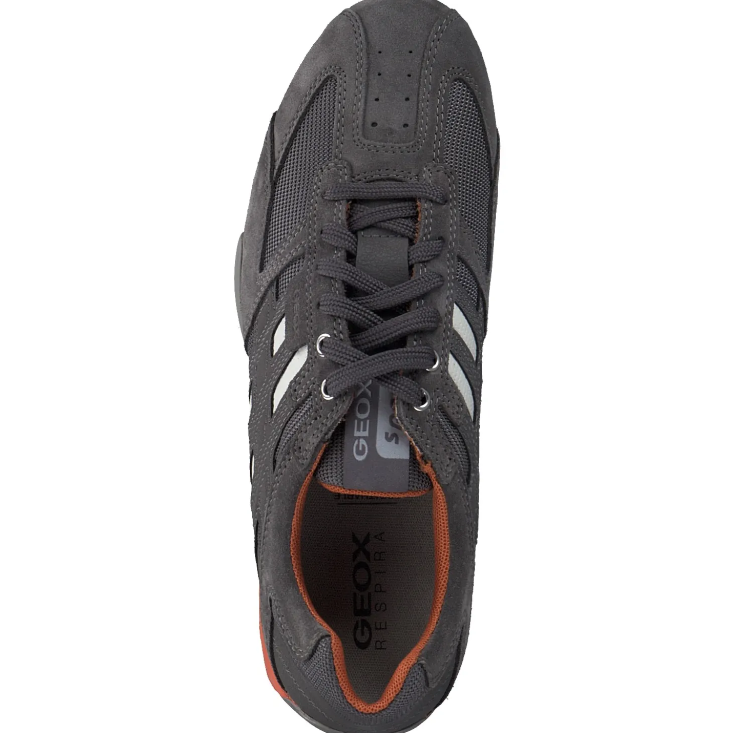 Geox U4207K, Sneakers Low, Herren, lt grey/anthracite