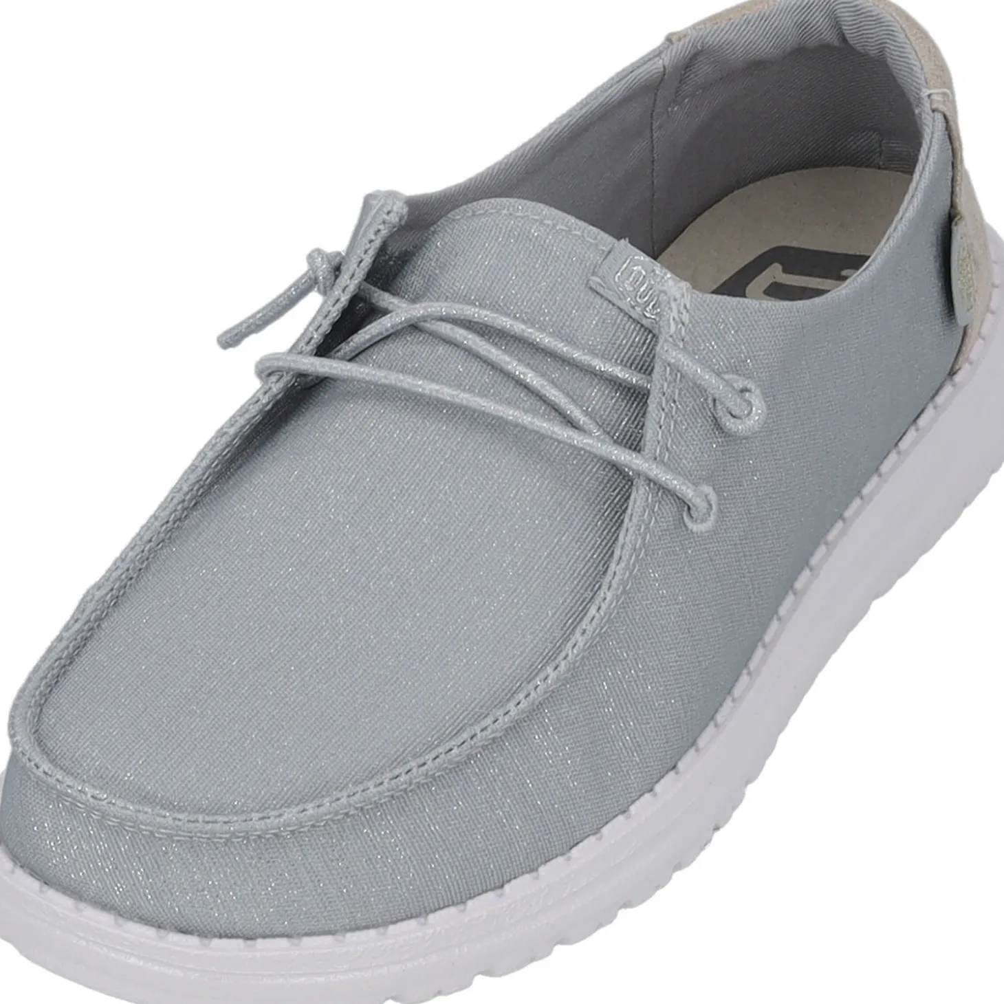 Hey Dude 40079, Schnürschuhe, Damen, hellgrau