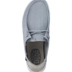 Hey Dude 40079, Schnürschuhe, Damen, hellgrau