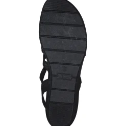 IMAC 357010, Plateau-Sandaletten, Damen, nero