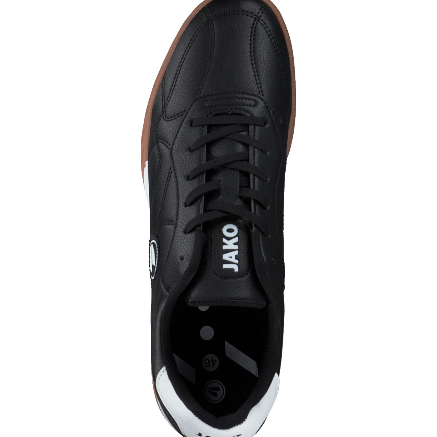 JAKO 310019, Sportschuhe, Herren, jet black-white