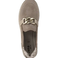 Jana Shoes 24766, Mokassins, Damen, Beige