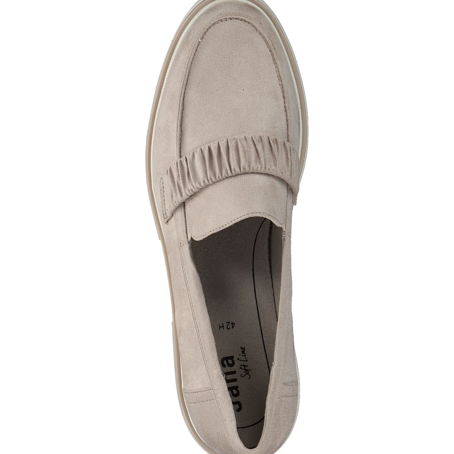 Jana Shoes 24764, Mokassins, Damen, Beige