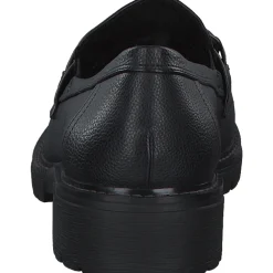 Jana Shoes 24763, Mokassins, Damen, Schwarz