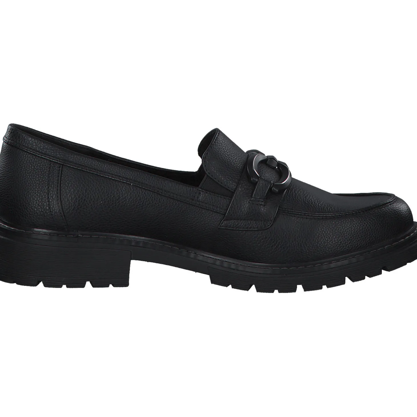 Jana Shoes 24763, Mokassins, Damen, Schwarz