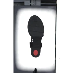 Jana Shoes 88313, Plateau-Sandaletten, Damen, black