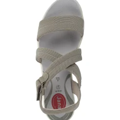 Jana Shoes 28760, Plateau-Sandaletten, Damen, sage