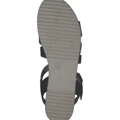 Jana Shoes 28115, Sandalen, Damen, Schwarz