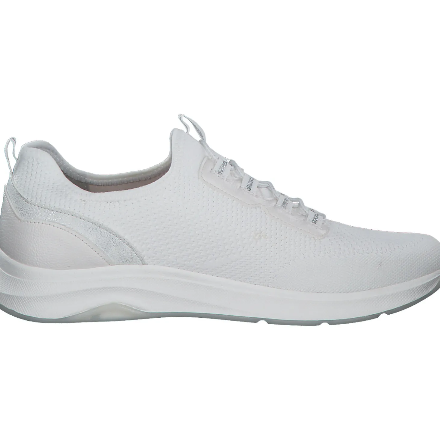 Jana Shoes 24761, Schnürschuhe, Damen, white