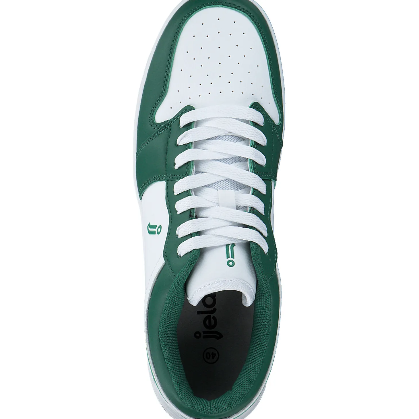 Jela 1317-2014, Schnürschuhe, Kinder, WHITE/GREEN