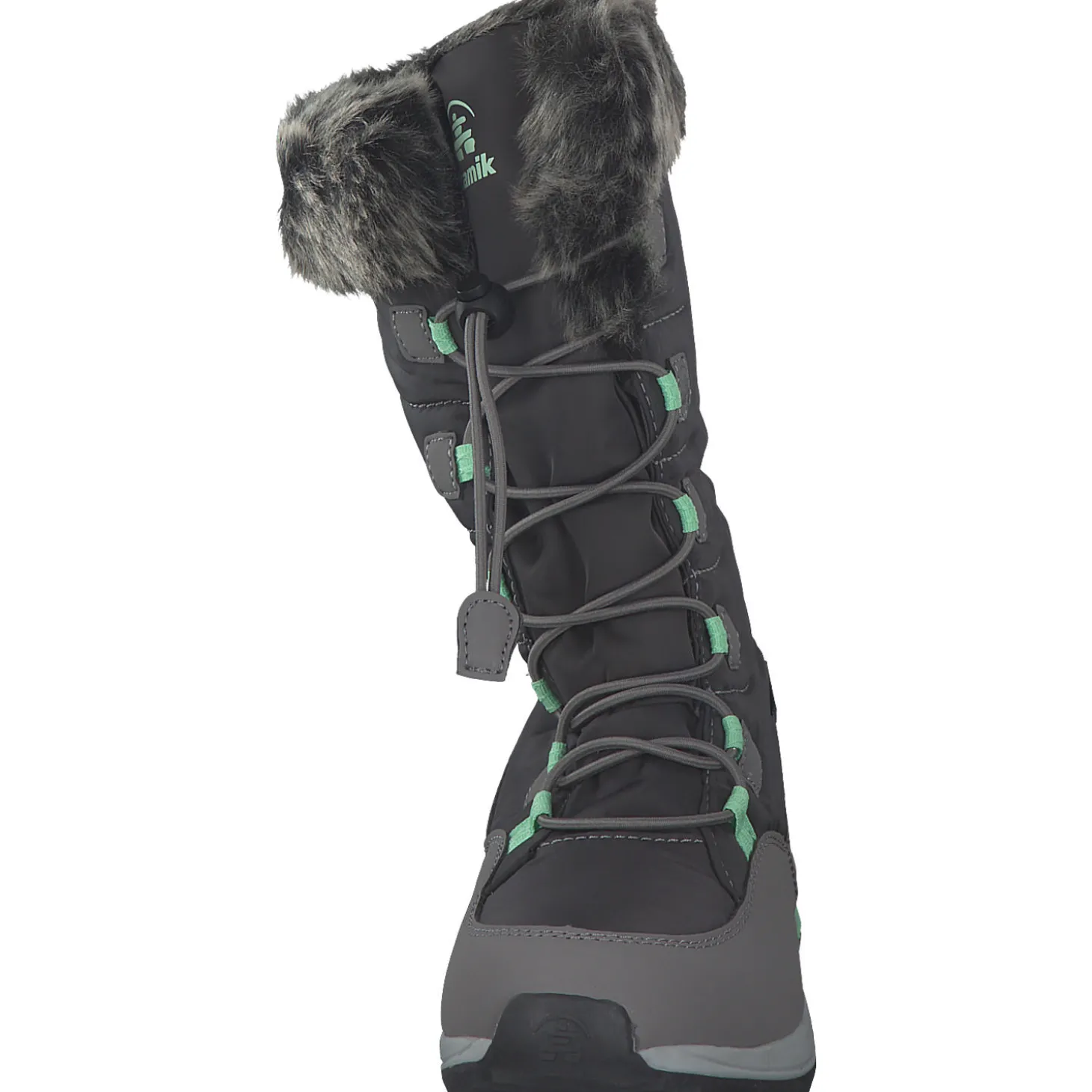 Kamik Prairie NF8057/NF4057, Winterstiefel, Kinder, charcoal/green