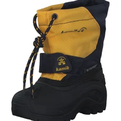 Kamik Snowfox 3WP NF8403/NF4403 M, Winterstiefel, Kinder, navy/citrus-marine