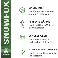 Kamik Snowfox 3WP NF8403/NF4403 W, Winterstiefel, Kinder, grape orchid-raisin orchidee