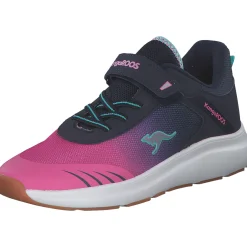 KangaROOS 10171-4204 KB-Rida EV, Sportliche Slipper, Kinder, dark navy/daisy pink