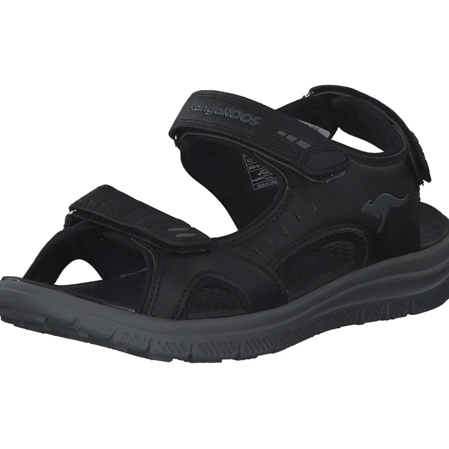 KangaROOS 79197, Klassische Sandalen, Herren, Schwarz