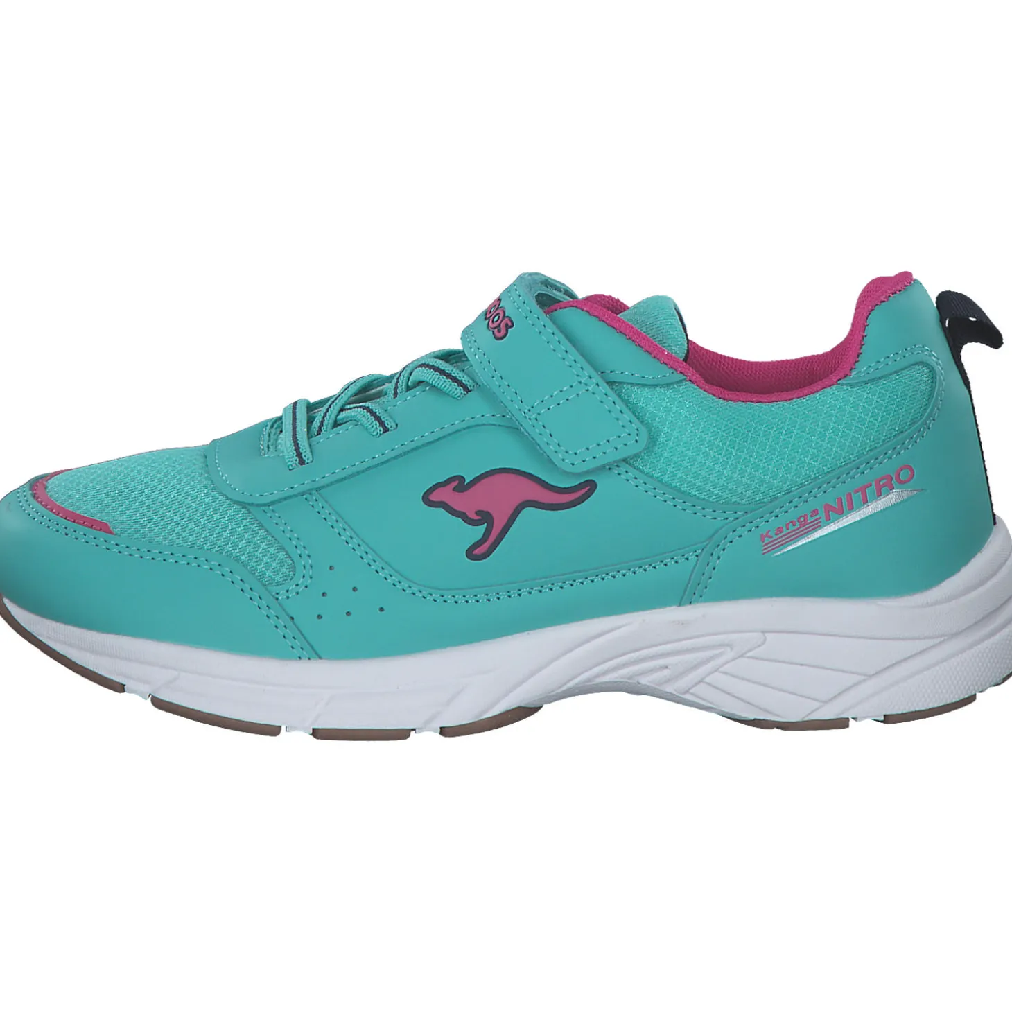 KangaROOS 10192-4344 K-Ni Keno EV , Sportliche Slipper, Kinder, ocean/daisy pink