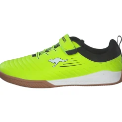 KangaROOS 10167-7013 K5-Winged EV, Sportliche Slipper, Kinder, neon yellow/jet black