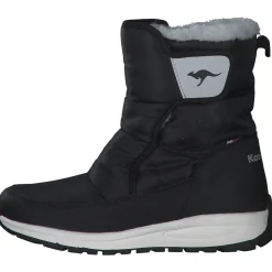 KangaROOS KP-Belle RTX 18937, Winterstiefel, Kinder, jet black/vapor grey