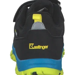 Kastinger 510009-5062 Grabner Low EV KTX, Slipper (Kinder), Kinder, jet black/neon yellow