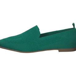 La Strada 2111884, Mokassins, Damen, green knitted