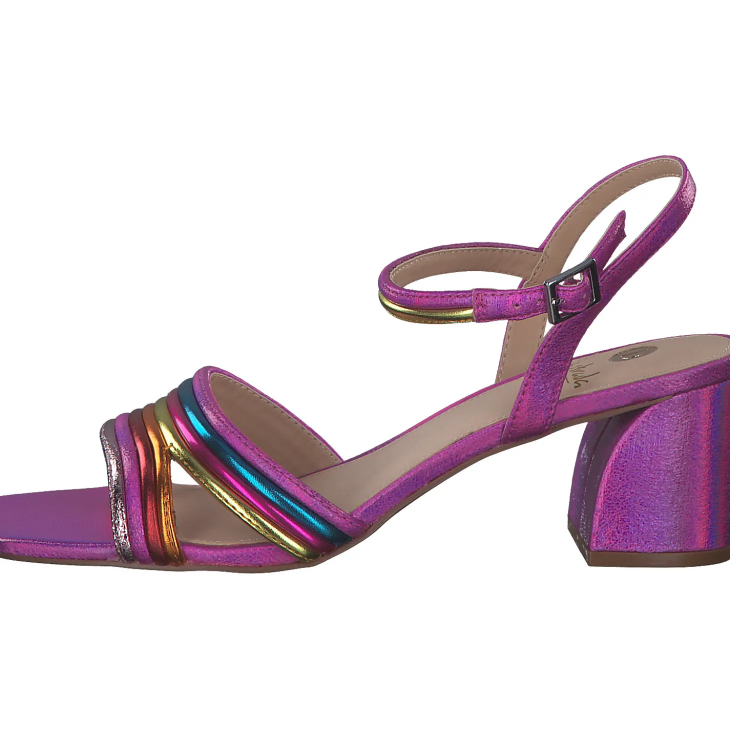 La Strada 2200753, Plateau-Sandaletten, Damen, fuchsia/orange