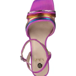 La Strada 2200753, Plateau-Sandaletten, Damen, fuchsia/orange