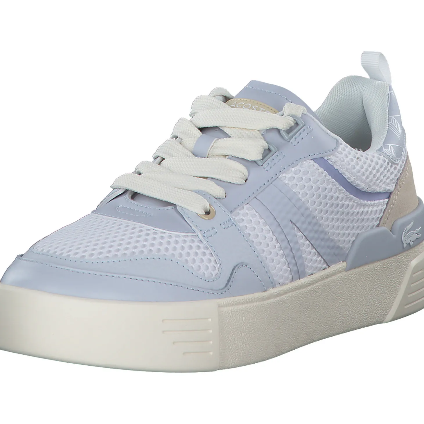 Lacoste L002 46CFA0022, Schnürschuhe, Damen, Weiß/Blau