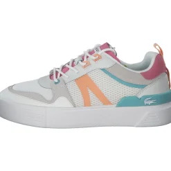 Lacoste L002 45CFA0010, Schnürschuhe, Damen, white/pink