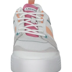 Lacoste L002 45CFA0010, Schnürschuhe, Damen, white/pink