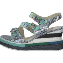 Laura Vita Dacddyo 07, Plateau-Sandaletten, Damen, blanc