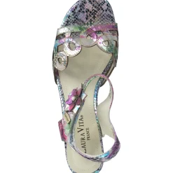 Laura Vita Jachino 10, Plateau-Sandaletten, Damen, blu