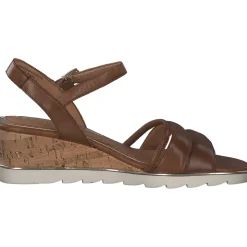 Marco Tozzi 28724, Keilsandaletten, Damen, Braun