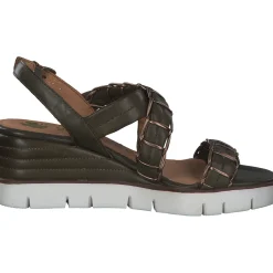 Marco Tozzi 88705, Keilsandaletten, Damen, Grün