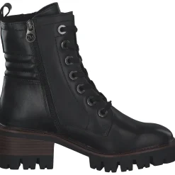 Marco Tozzi 85211, Schnürstiefeletten, Damen, black antic